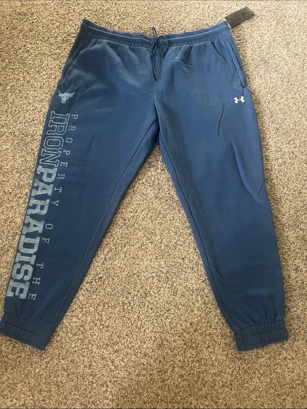 Under Armour Kids Navy Blue Iron Paradise Joggers